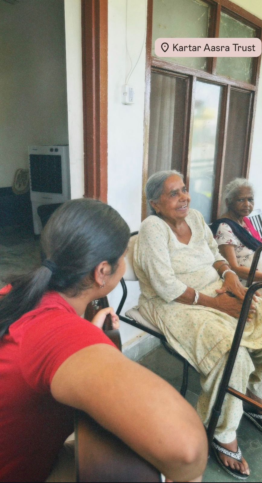 Old age home visit