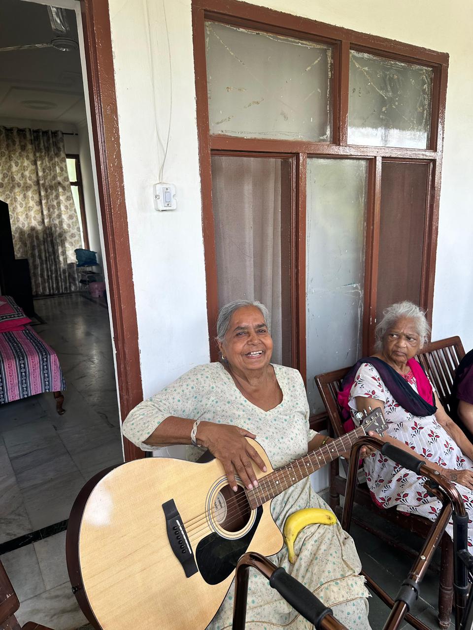 Old age home visit